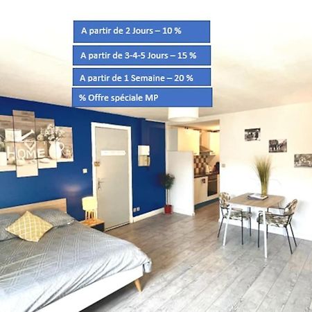 Appartement Entier Moissac Centre 30 M2 Calme Avec Cour Interieure Pour Velos A 50M Du Marche De Moissac Ngoại thất bức ảnh